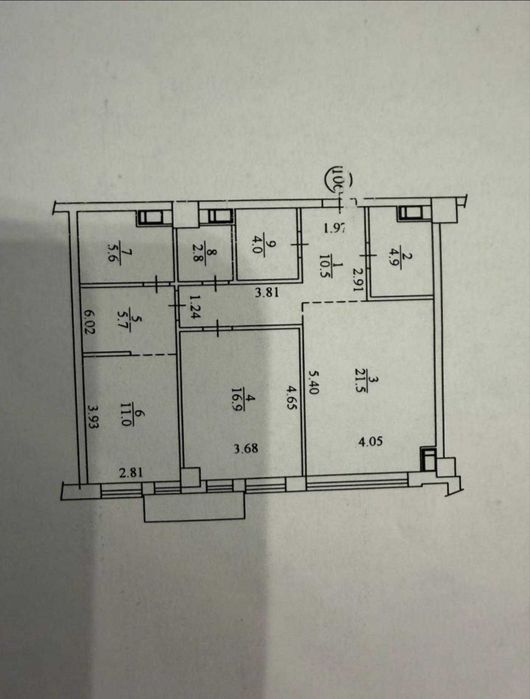 Квартира на вул. Деміївська, 29 в Києві, ID 371209, фото №21