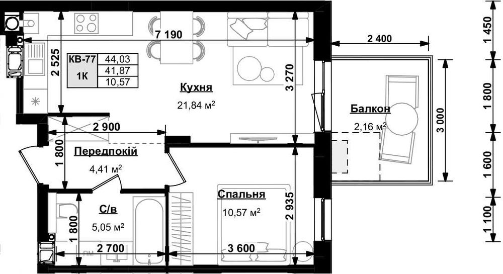 Квартира на ЖК Vero в Львові, ID 311215, фото №3