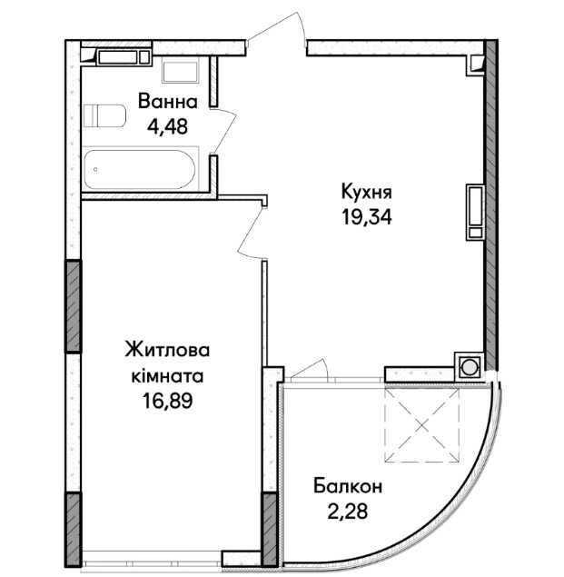 Квартира на Ірпінь в Київ, ID 259942, фото №5