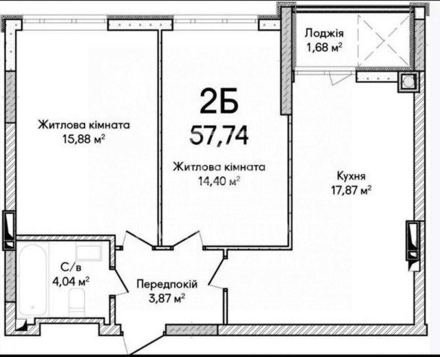 Квартира на ЖК Синергія Сіті в Києві, ID 300288, фото №1