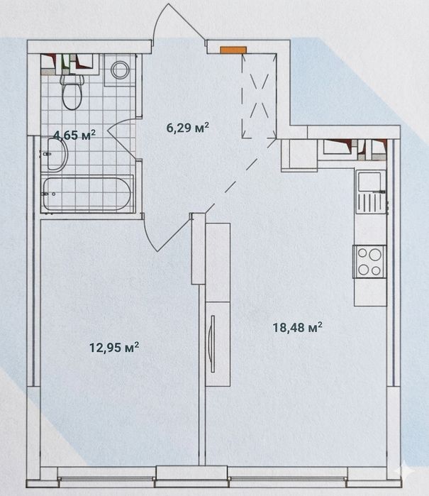 Квартира на вул. Варшавський, 10.9 в Києві, ID 200593, фото №2