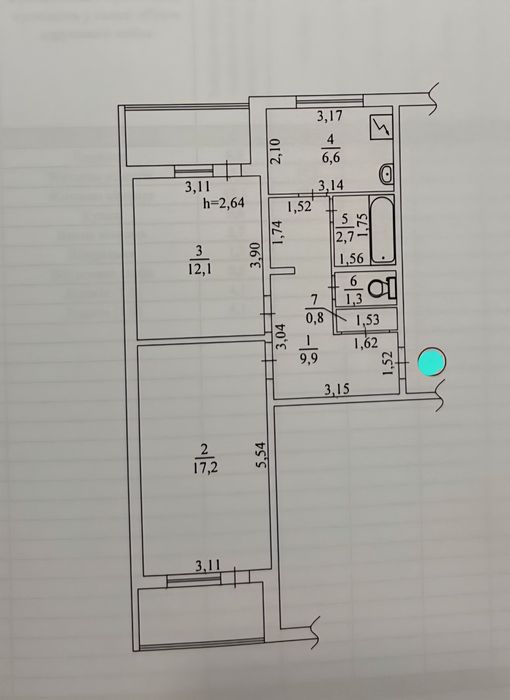 Квартира на вул. Європейського Союзу, 6а в Києві, ID 200500, фото №12