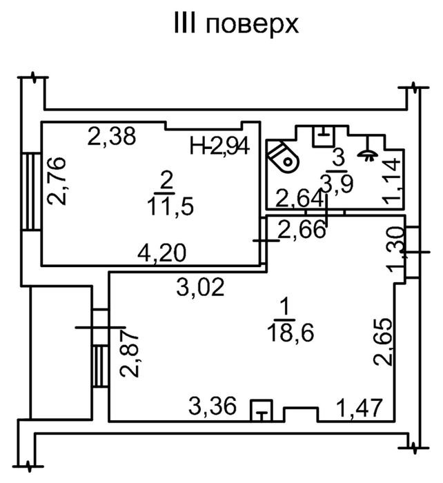 Квартира на вул. 2-й Куликовський провулок в Одесі, ID 170063, фото №22