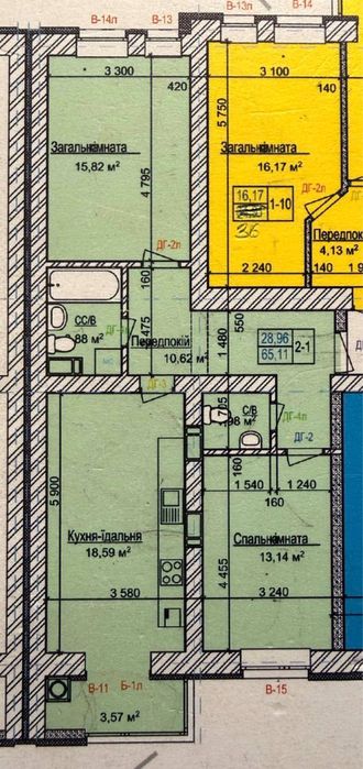 Квартира на п-р Героїв Небесної Сотні, 14/1 в Києві, ID 222716, фото №1