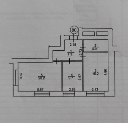 Квартира на вул. Миколи Шудрі, 23 в Києві, ID 229810, фото №4