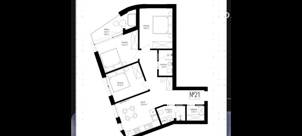 Квартира на вул. Собранецька, 115А в Ужгороді, ID 403170, фото №8