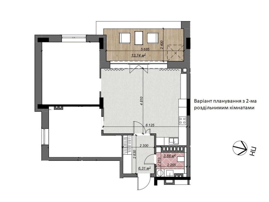 Квартира на Sovskyi Club House в Київ, ID 162574, фото №3