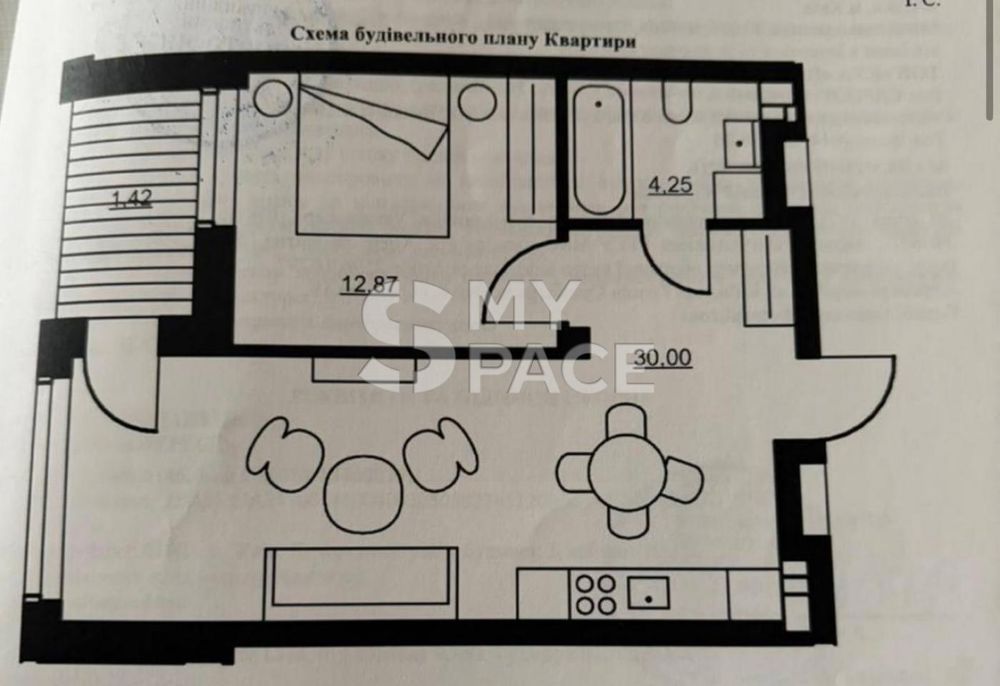 Квартира на вул. Набережно-Рибальська в Києві, ID 165784, фото №4