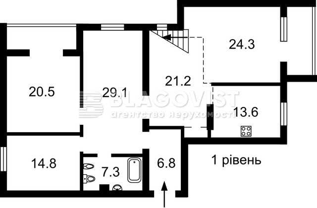 Квартира на вул. Вузівська, 5 в Києві, ID 193551, фото №8