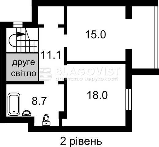 Квартира на вул. Вузівська, 5 в Києві, ID 193551, фото №9