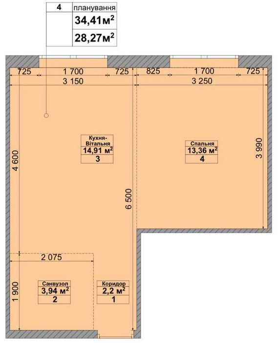 Квартира на ЖК Sanville Park в Києві, ID 312744, фото №6