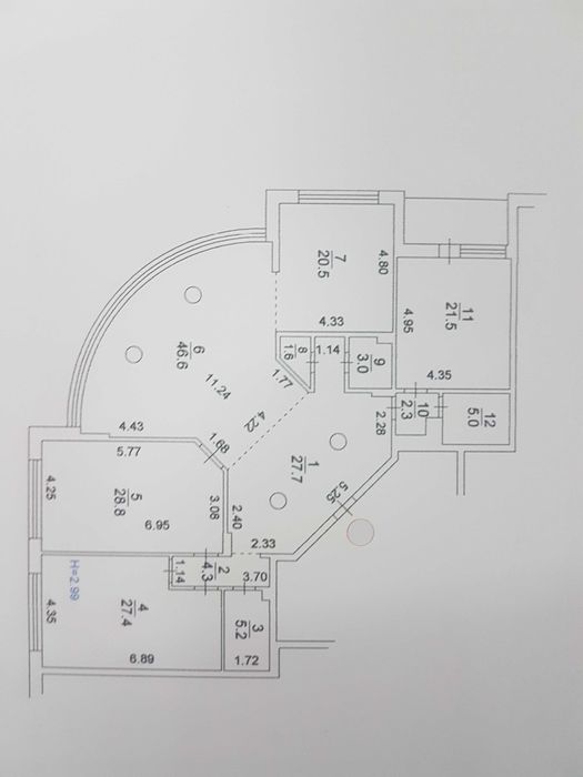 Квартира на вул. Антоновича, 131 в Києві, ID 168134, фото №2