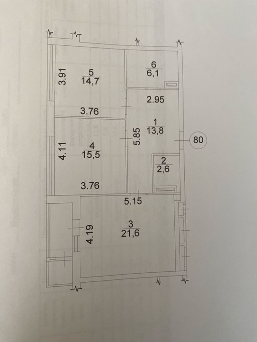 Квартира на вул. Івана Виговського, 10-К в Києві, ID 192542, фото №8
