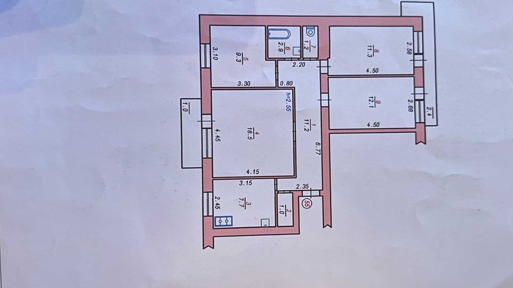 Квартира на вул. Шевченка в Хмельницькому, ID 223378, фото №6