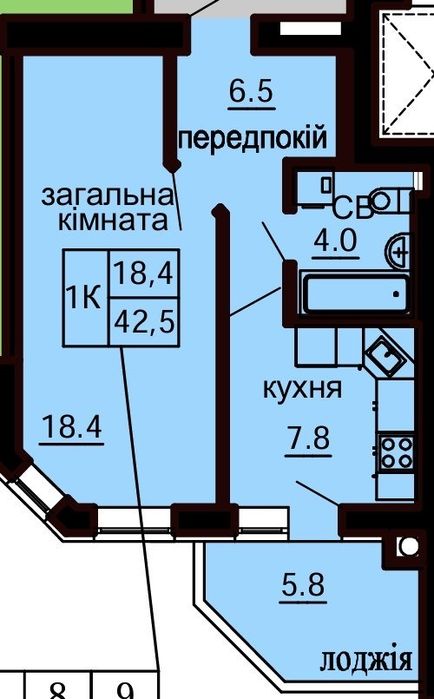Квартира на вул. Миру, 41 в Києві, ID 234885, фото №9