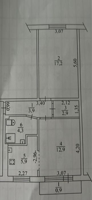 Квартира на Всебратское, 35 в Кривому Розі, ID 181673, фото №18
