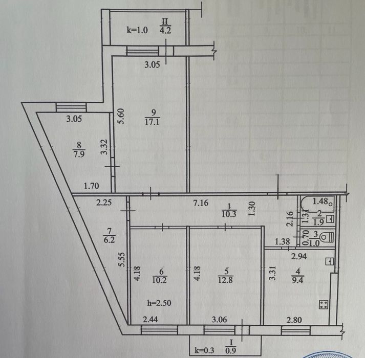 Квартира на вул. Велика Діївська, 32 в Дніпрі, ID 207720, фото №1