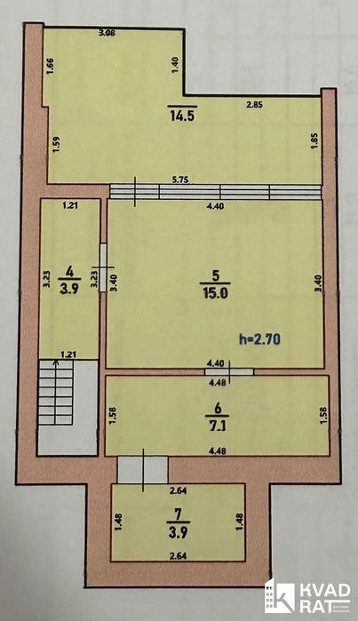Квартира на ЖК «Княгинин» в Івано-Франківську, ID 282407, фото №13