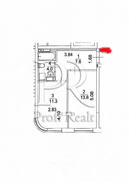 Квартира на вул. Дніпровська набережна, 17-К в Києві, ID 173348, фото №20
