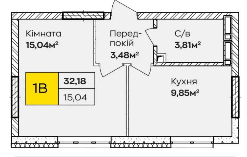 Квартира на вул. Івана Кочерги, 17А в Києві, ID 216034, фото №11