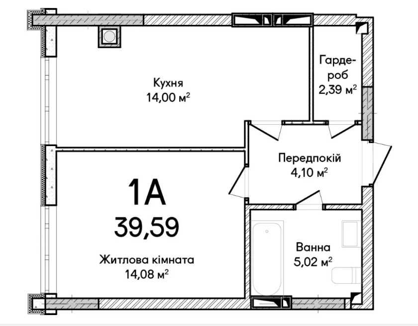 Квартира на вул. Ірпінь, 27 в Києві, ID 241341, фото №3