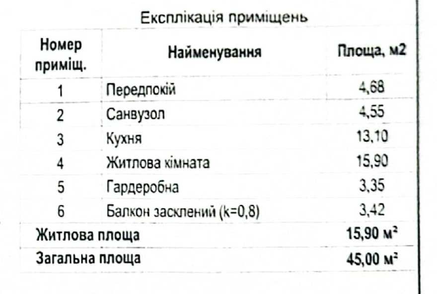Квартира на вул. Академіка Заболотного, 15Е в Києві, ID 213548, фото №6