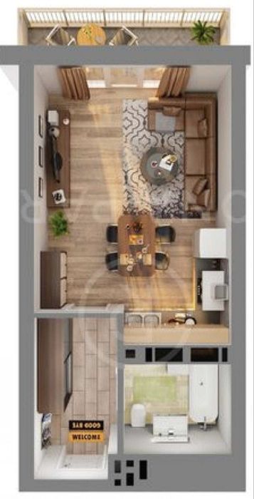 Квартира на вул. Броварська, 10 в Києві, ID 371589, фото №5