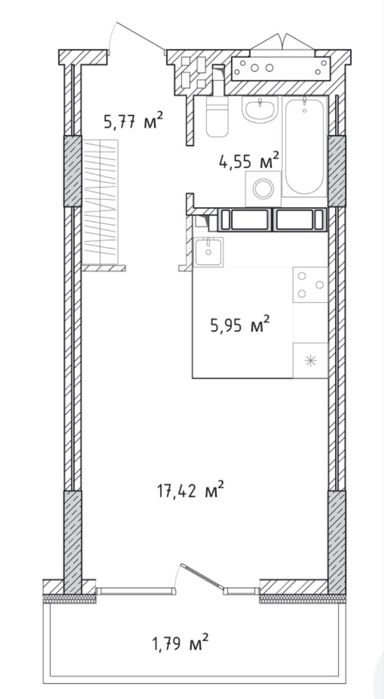 Квартира на вул. Броварська, 10 в Києві, ID 371589, фото №6