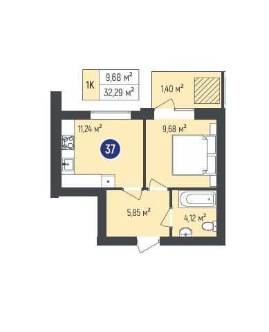 Квартира на ЖК Бургундія 3 в Києві, ID 234351, фото №1