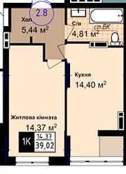 Квартира на вул. Сахарова в Одесі, ID 206563, фото №7