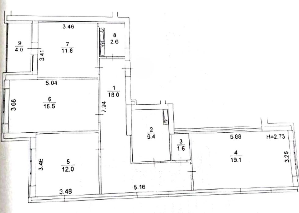 Квартира на вул. Тираспольська, 52 в Києві, ID 196877, фото №21