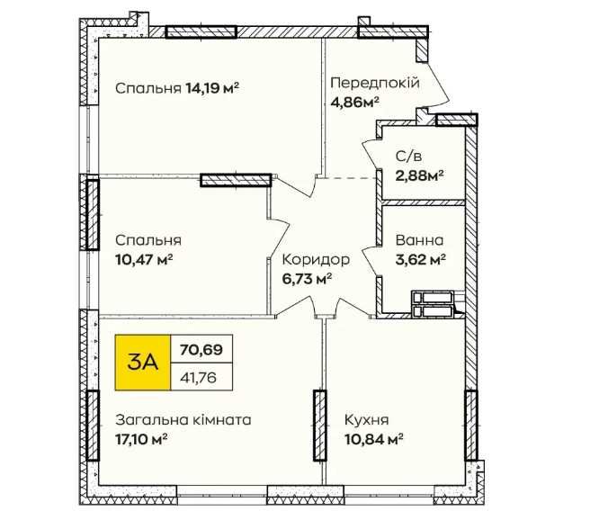 Квартира на ЖК Синергія Київ в Києві, ID 180997, фото №5