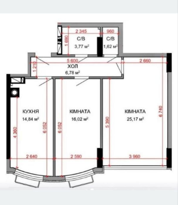 Квартира на вул. Соборна, 151 в Київ, ID 194749, фото №2