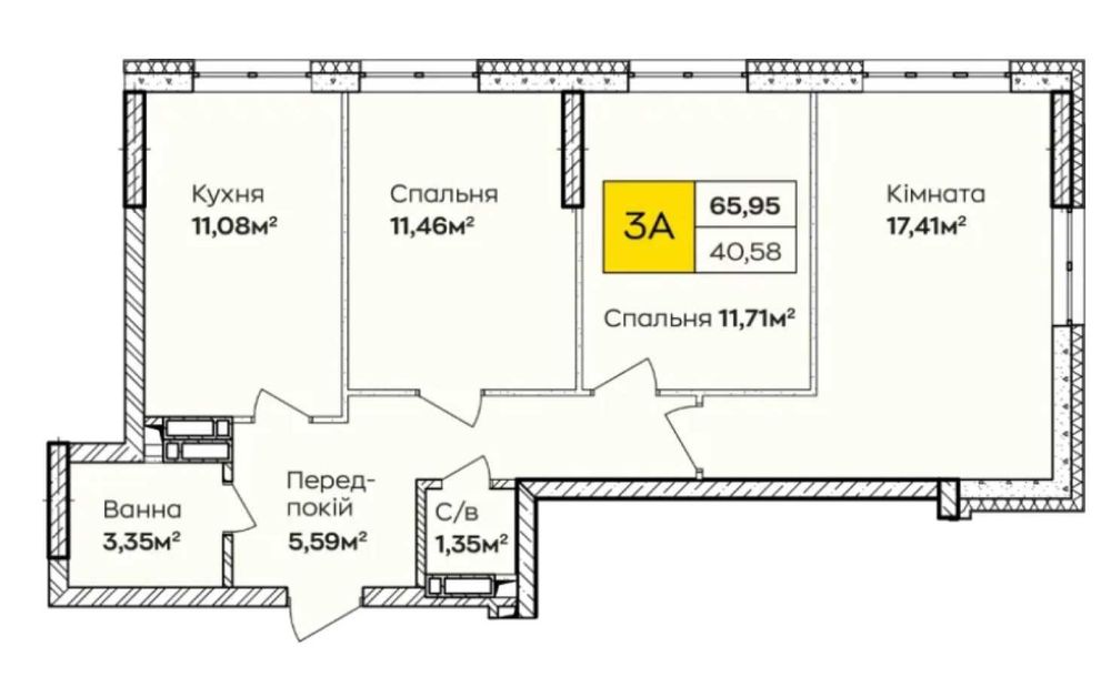 Квартира на вул. Івана Кочерги, 17А в Києві, ID 226787, фото №11