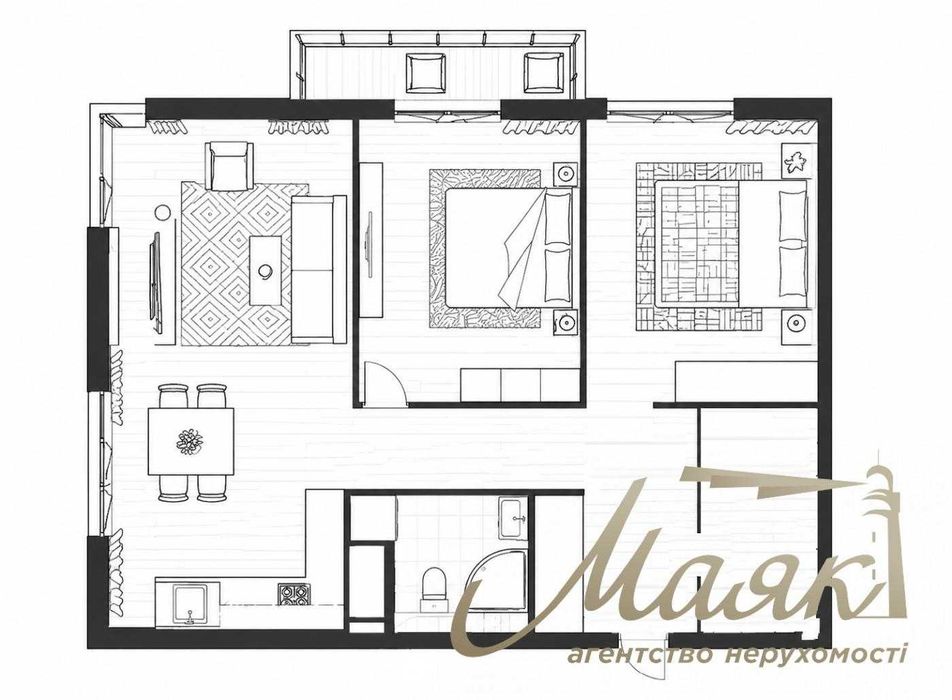 Квартира на вул. Джона Маккейна, 7 в Києві, ID 302212, фото №17