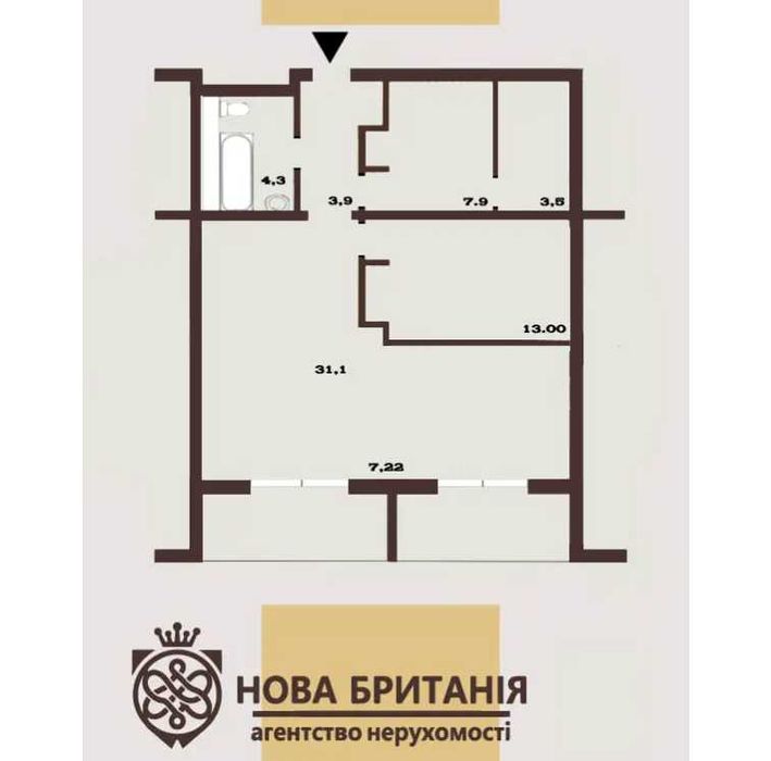 Квартира на вул. Максимовича, 28 в Києві, ID 181192, фото №2