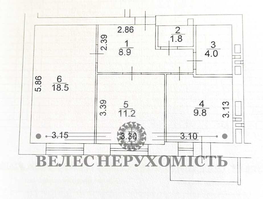 Квартира на вул. Відродження, 7 в Києві, ID 309110, фото №10