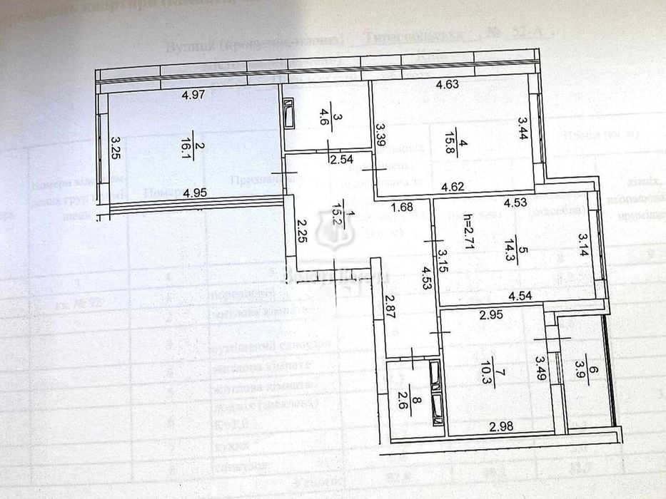 Квартира на вул. Тираспольська, 52а в Києві, ID 175827, фото №24