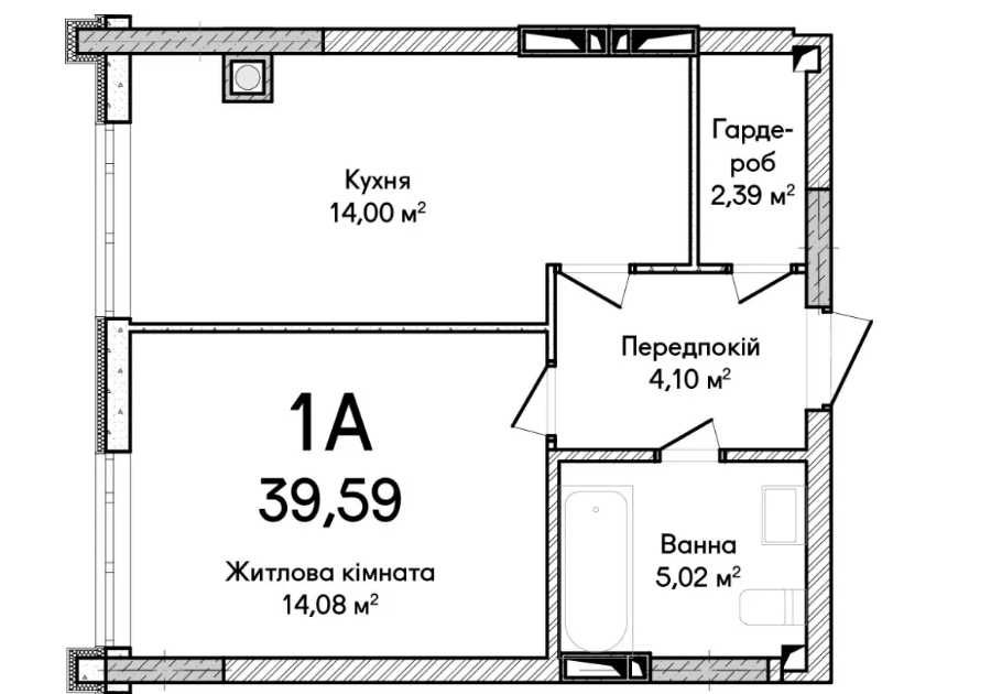 Квартира на вул. Ірпеня, 27 в Києві, ID 264094, фото №8
