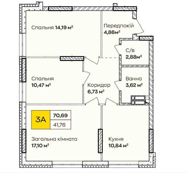 Квартира на ЖК “Синергія Київ” в Києві, ID 187067, фото №4