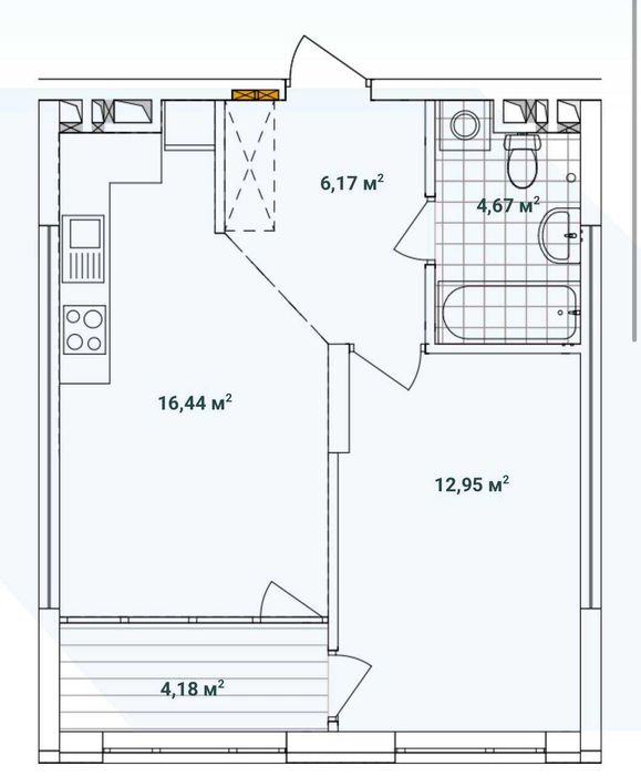 Квартира на вул. Варшавська, 10.2 в Києві, ID 185390, фото №2