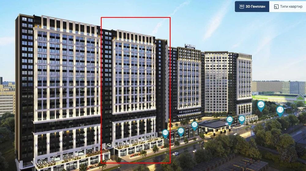 Квартира на ЖК POLARIS Home&Plaza в Київ, ID 164647, фото №3