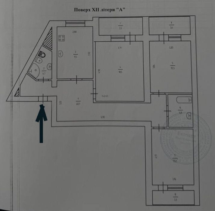 Квартира на вул. Бажана, 26 в Києві, ID 207298, фото №20