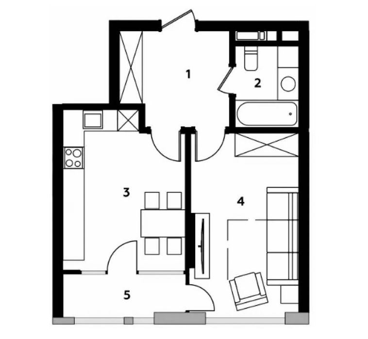 Квартира на вул. Київська, 237 в Києві, ID 305297, фото №1