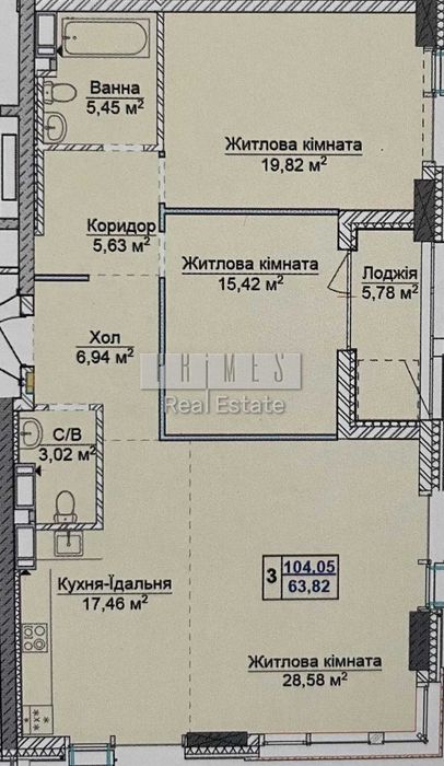 Квартира на вул. Верхогляда, 5 в Києві, ID 282249, фото №2