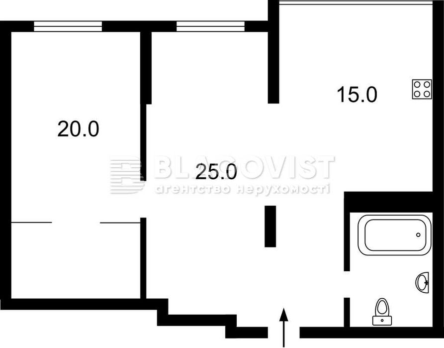 Квартира на ЖК Каховська в Києві, ID 207855, фото №2
