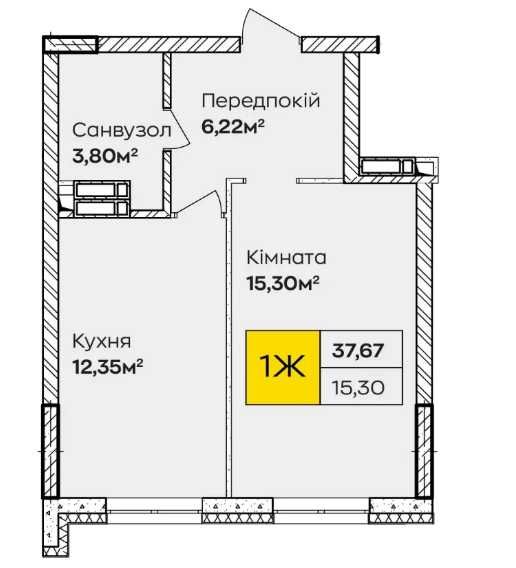 Квартира на ЖК Синергія Київ в Києві, ID 173638, фото №1