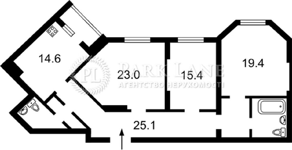 Квартира на вул. Мишуги, 12 в Києві, ID 212291, фото №18