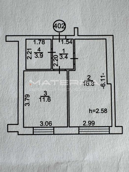 Квартира на ЖК «Білий Шоколад» в Київ, ID 312525, фото №2