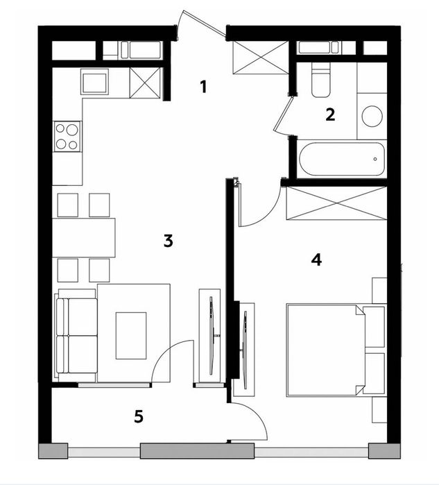 Квартира на вул. Київська, 235 в Києві, ID 305322, фото №1